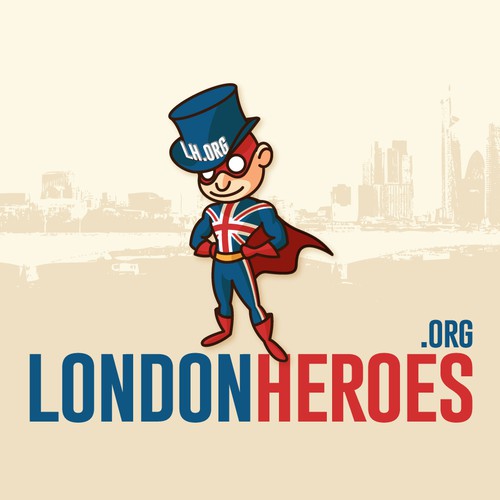 Create the character of a London hero as a logo for londonheroes.org Ontwerp door Atzinaghy