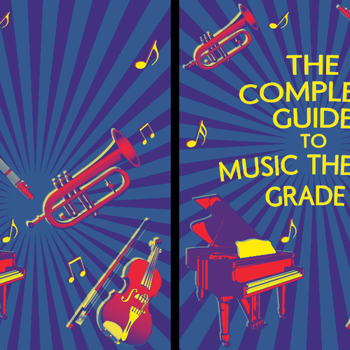 Music education book cover design Diseño de Larah McElroy