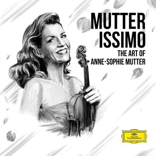 Illustrate the cover for Anne Sophie Mutter’s new album Diseño de Graphic Beast