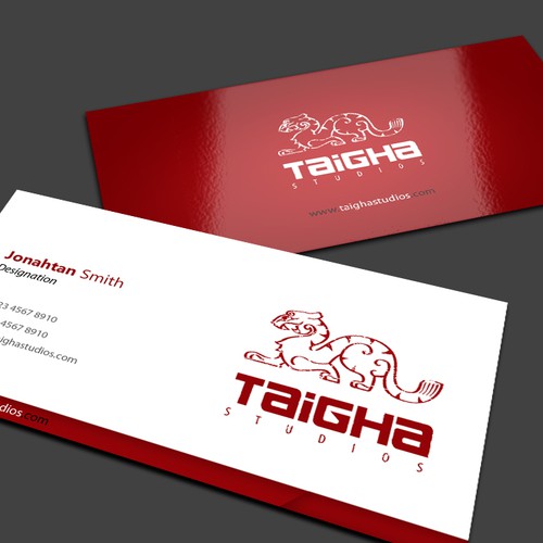 New business Card for Taigha Studios Diseño de conceptu