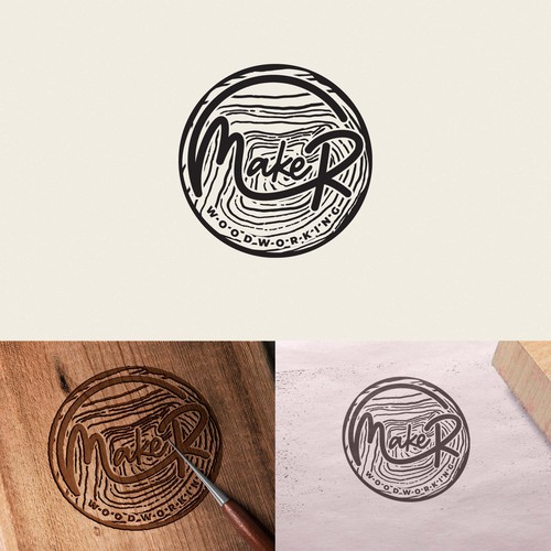 Wonder-WhistlerさんのDesign a logo for custom modern woodshop: furniture and art. Help a small business growデザイン