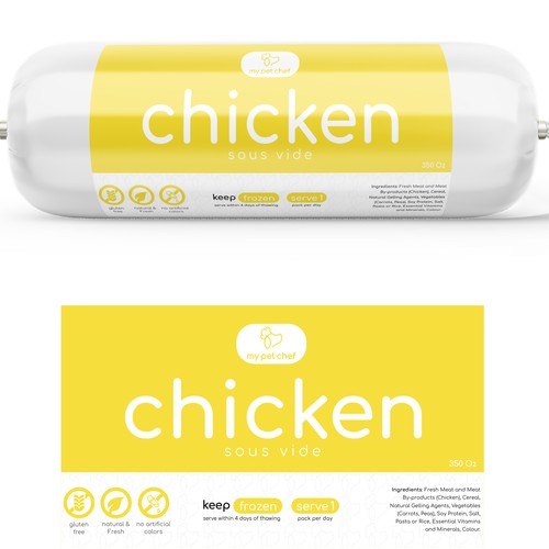 Premium Fresh Dog Food Design by Sukira