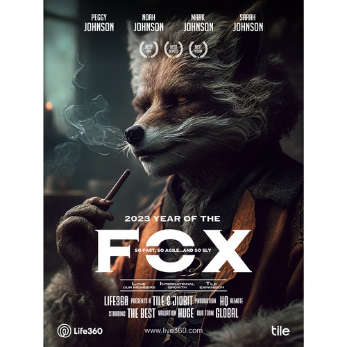 Design di Life360 2023 Year of the Fox Poster di LogoNusantara ™