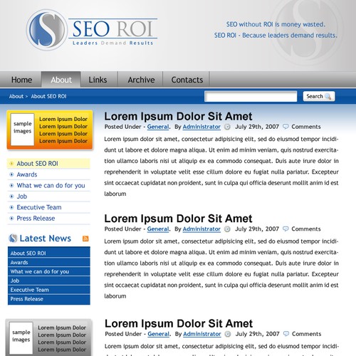 Design di $355 WordPress design- SEO Consulting Site di nasgorkam