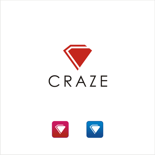 Sophisticated, luxury, edgy social shopping app icon/logo Design by Olvenion