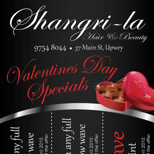 Valentines day flyer for hair salon | Banner ad contest | 99designs