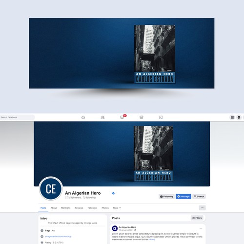 Facebook cover photo needed for my novel. Design by Soma Debnath