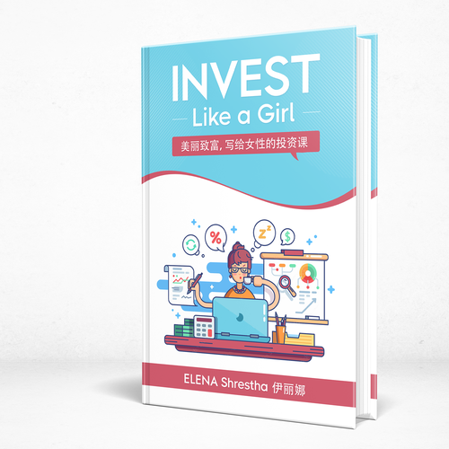 Book Cover for Teaching Girls to Invest Design by belencann