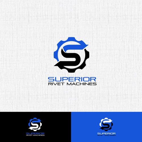 Create an Industrial logo for our Rivet Machine company Logo design