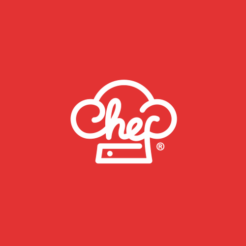 "CHEF": Food & Cooking Social Media Logo Design by BRGHT✦