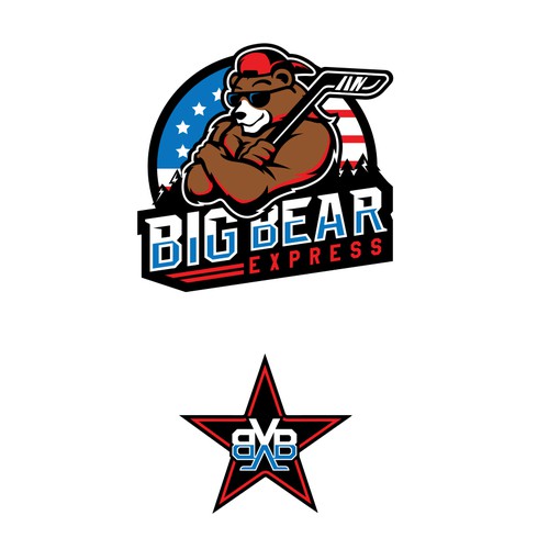 Big bear express hockey team logo | Logo design contest | 99designs