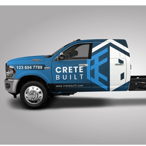 Truck and Trailer Wrap Design by xen art