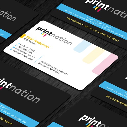 Print Shop Business card template needed Design by Brandmaker artist