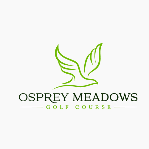 Golf Course Logo - Osprey Meadows Golf Course at Tamarack Design by LarkFlow Digital