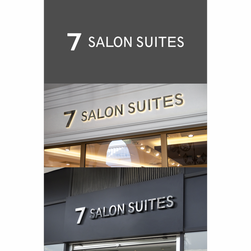 7 Salon Suites Logo Design by suprisz