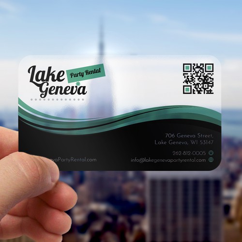 Party Rental Business Card Réalisé par Upwork