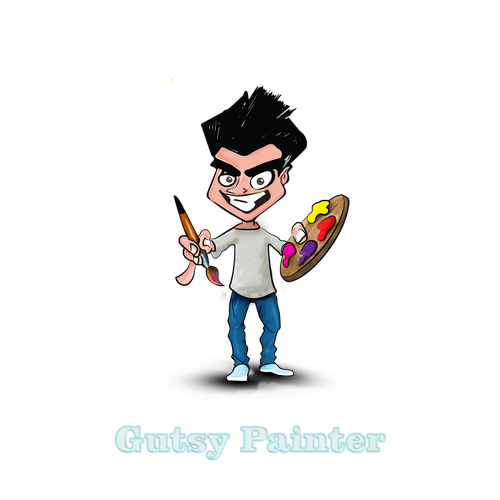 Mascot Design for Gutsy Painter App | Logo design contest