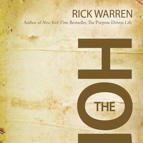 Design Rick Warren's New Book Cover Design réalisé par stemlund