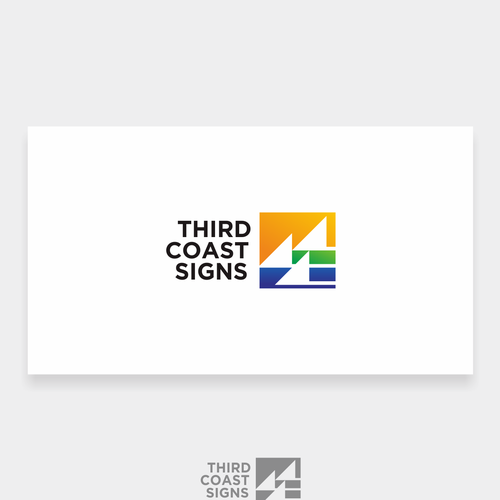 New vibrant business logo and branding for a sign making company serving Chicago Design by ntôþ