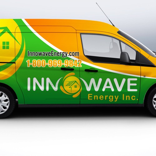 Create a capturing truck/car wrap for a Solar Installer on the Caribbean! Design by TANSA ART