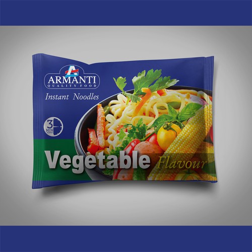 New Armanti Instant Noodles Design by syakuro