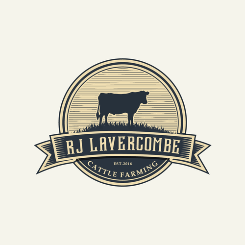 Cattle Farming Logo Design réalisé par ARIAL studios