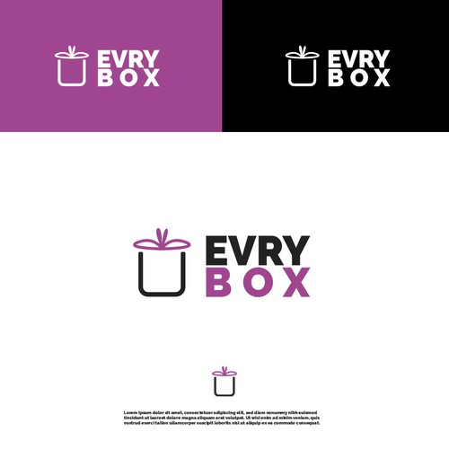 Subscription box logo for shipping and brand recognition Design by allodesign