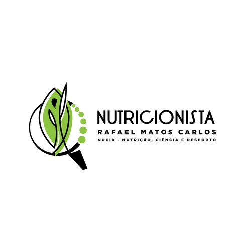 Logo/Identidade Visual para Nutricionista, investigador e atleta Design by websmartusa