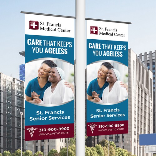 Design a banner that attracts older adults & families to use our specialized senior care & services Design von Sketch Media™