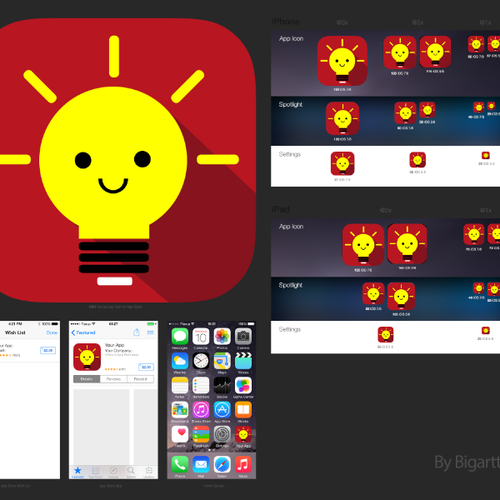 Create an visually stunning app icon to attract young kids (to a wholesome app!) Design by bigartta