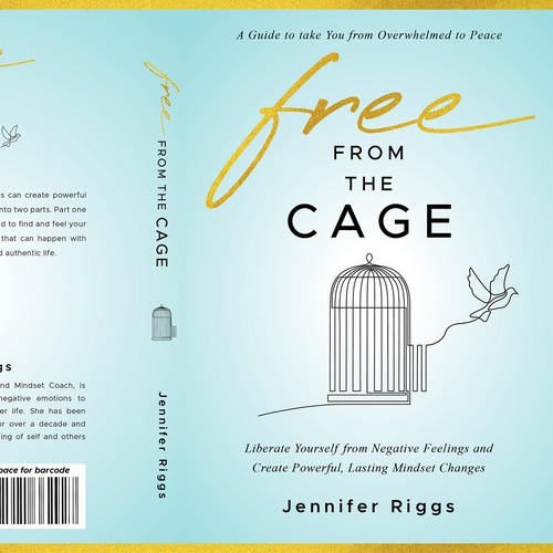 Free From the Cage book cover--Self help/emotional freedom Design by Klassic Designs
