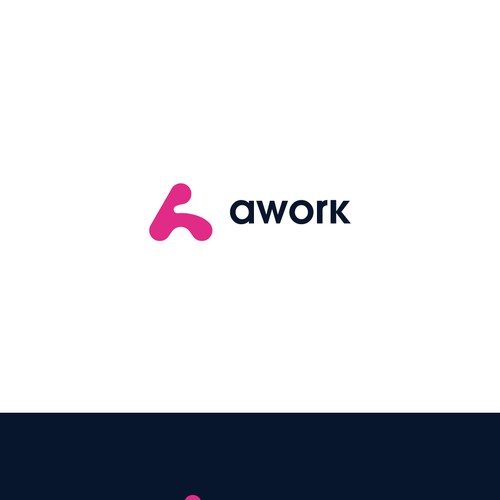 New logo for AI-based productivity software "awork" Diseño de Lumbeard