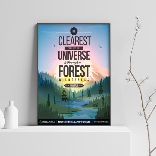 Awesome Poster for International Day of Forests Design by InterBrand ✅