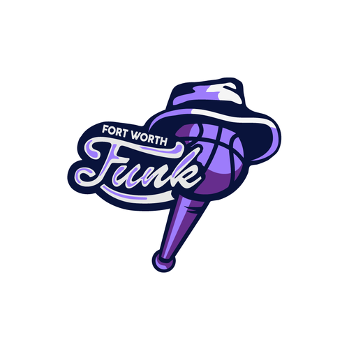 Basketball Logo for Team 'Fort Worth Funk' - Your Winning Logo Featured on Major Sports Network Design by PUJYE-O