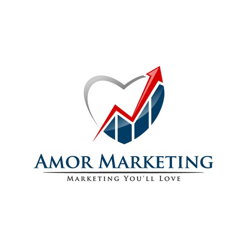 コンペ「Ground breaking logo design required for the new Amor Marketing website!!」のデザイン by Muchsin41さん 