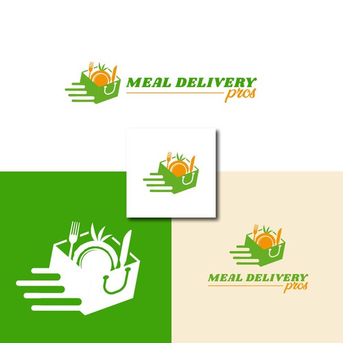 Simple Logo for Meal Delivery Pros (Quick and Easy With Colors Chosen) Design by line2code