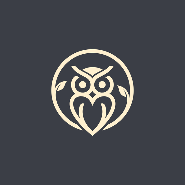 Design realizzato da Strive Studio intitolato "Love Owl Logo"