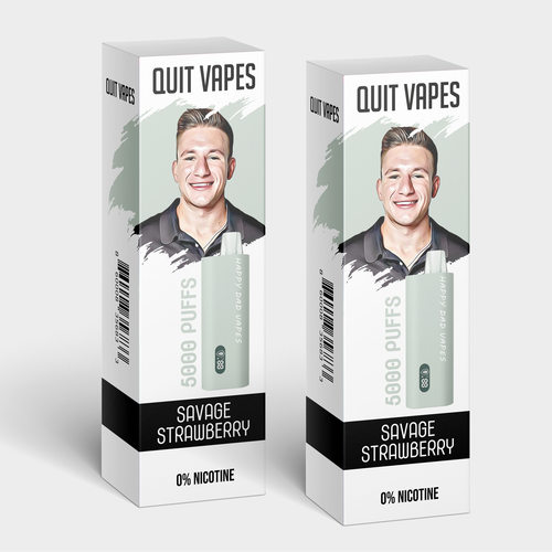 Quit Vape Package for disposable vape device Design by SONUPARMAR