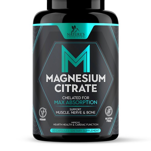 Premium Magnesium Citrate Design needed for Nature's Nutrition Design by ✝DeSiGnEr✝JOHN