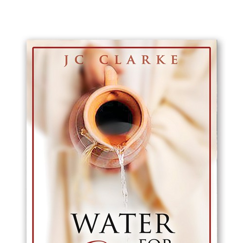 Book cover for "Water for Life" , already had great success with the logo - looking forward to this! Design by rejenne