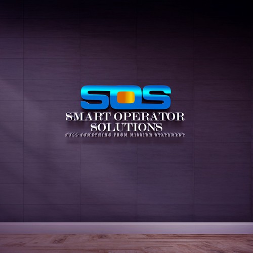 SOS, Smart Operator Solutions logo design Design by multigraphicz™