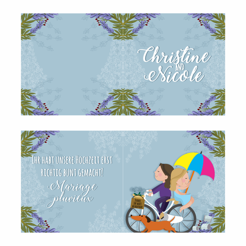 A Thank You Wedding Card Card Or Invitation Contest
