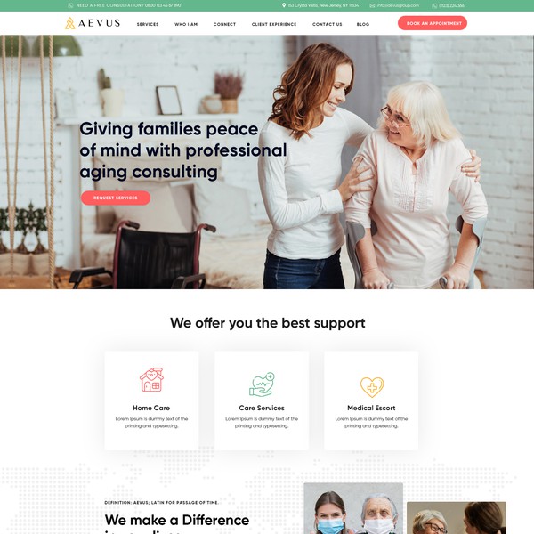 Design by Tinydot titled "Homecare"