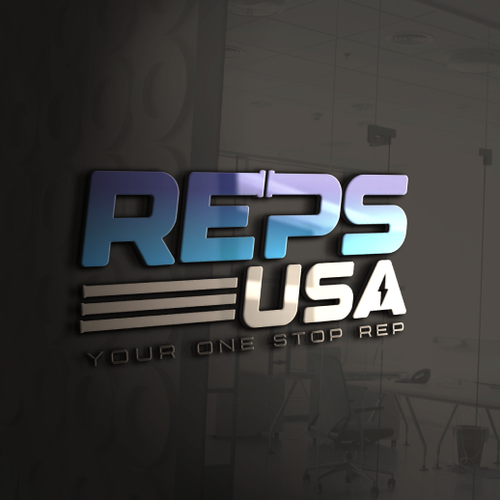 Rep's USA Logo Design by zafranqamraa