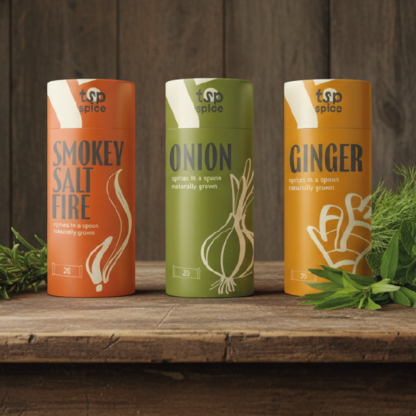 Branding and packaging for Teaspoon