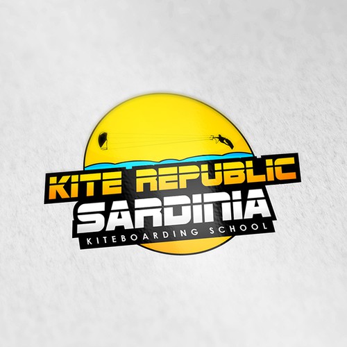 Kite Republic Sardinia - Kiteboarding School needs a youthful & professional Logo Design by Yolman