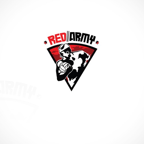 Create a cool, intense, captivating and intimidating logo for a Sports Team - RED ARMY Design by fatrat