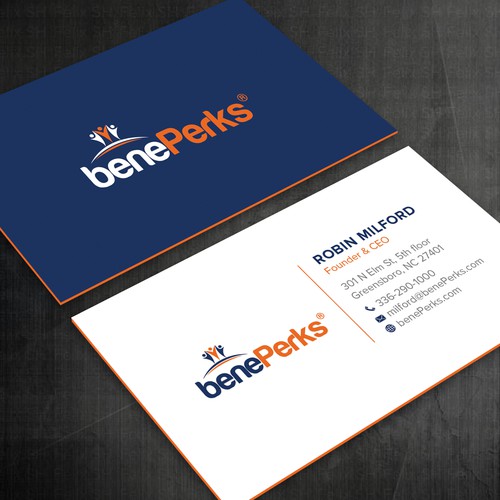 Biz Cards for fast growing company Design by Felix SH