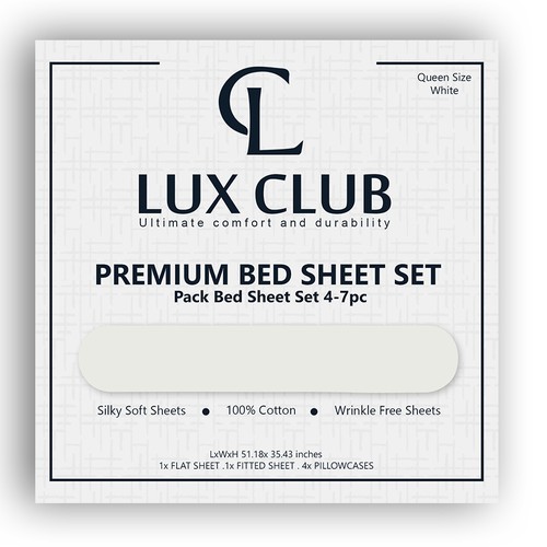 Design In-Store Packaging for Bed Sheets Design by MT kech