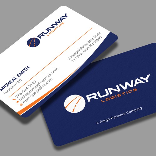 Design di Runway Logistics Business Card di Roni_